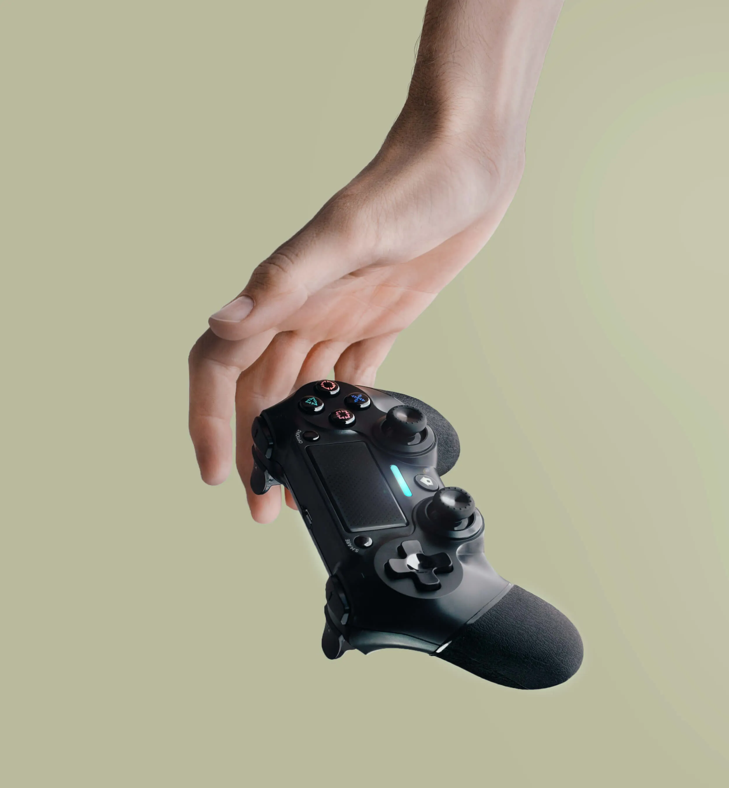 Someone dropping their game controller.